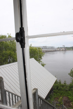 View of Carillon Dam from the Macdonell-Williamson House
