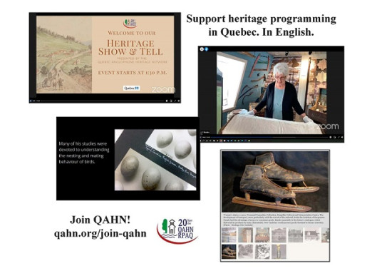 Support Heritage programming in Quebec. In English!... Join QAHN!