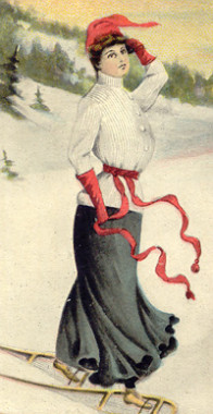 Une jolie dame / A beautiful lady, Sherbrooke, 1905