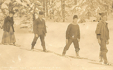 Raquetteurs / Snowshoers, Glen Sutton, 1910