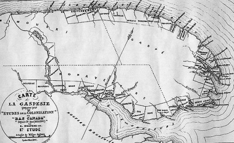 Colonization Map / Carte de colonisation (1863)