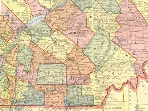 Old County Divisions / Anciennes divisions du comté