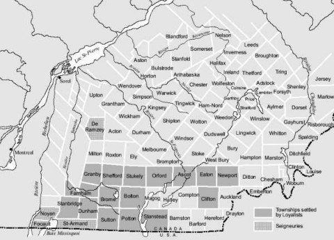 Loyalist Townships / Cantons des Loyalistes