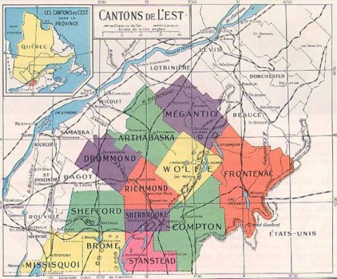 Old County Divisions / Anciennes circonscriptions electorales