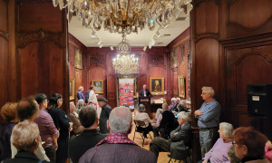 Standing room only at the Château Ramezay!