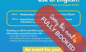 Workshop on the use of English...