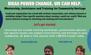 Mentorship, Assistance and Training for Community Heritage (MATCH)