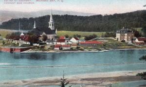 Église et couvent, La Malbaie (Murray Bay), vers 1910