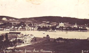 Gaspé Centre, depuis Fort Ramsay / Gaspé Centre from Fort Ramsay