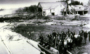 Nadeau's sawmill, Cascapedia.