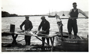 Gaspesian Fishermen at Work, c.1920 / Pécheurs gaspésiens au travail, Gaspé, v.1920