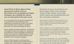 Gérard Poirier (1918-2013) & Marion Nelson Poirier (1922-2011)