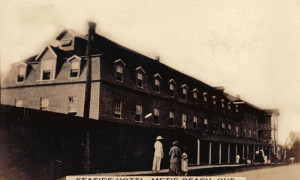 Hôtel Seaside, Metis Beach, vers 1910