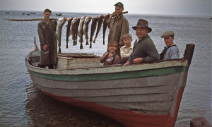 Cod fishermen, Cape Gaspé, 1948