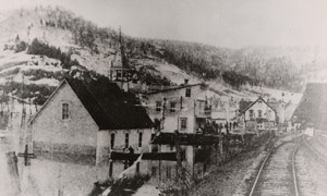 Church and Railway, Matapedia, 1896.