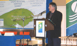 Master of ceremonies Normand Desjardins