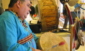 Mi'kmaq drummer William Jerome