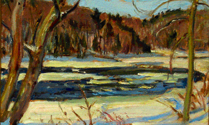 Rouge River (Below Table Falls), by A. Y. Jackson. (kastelgallery.com)