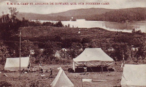 Y.M.C.A. Camp at Saint-Adolphe-d'Howard. (Photo - LHWM)