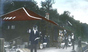 Gare, Ivry-sur-le-lac / Station, Ivry on the Lake, 1912