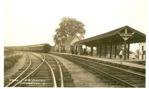 Gare du chemin de fer / Railway station, Shawbridge
