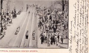 "Tobogganing - Park Slide, Montreal"