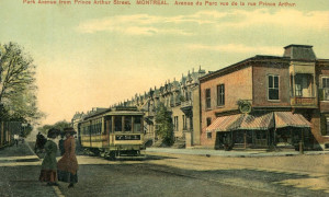 Coin des rues Parc et Prince Arthur / Corner of Park and Prince Arthur