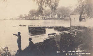 Government Dock, Pointe-Claire, c.1910 / Quai du gouvernement, Pointe-Claire, vers 1910