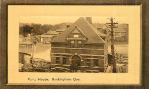 Station de pompage, Buckingham, vers 1908 / Pumphouse, Buckingham, c.1908