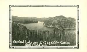 Crooked Lake, près de / near Al's Log Cabin Camps