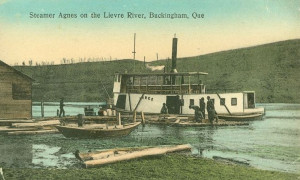 Steamer Agnes, Lièvre River, Buckingham