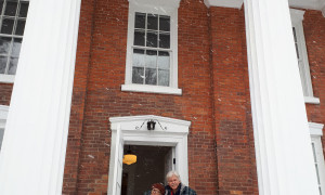 QAHN directors JoAnn Oberg-Muller and Terry Loucks at the Brome County Museum for QAHN's "Heritage Talks" conference on profiteering during the Great War