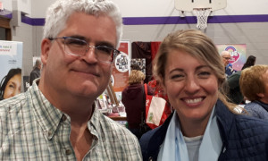 Townshippers' Day 2018: QAHN ED Matthew Farfan; Official Languages minister Mélanie Joly (Richmond, September 2018)