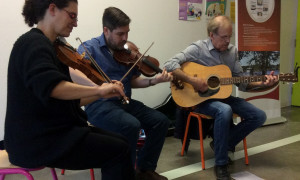 QAHN Heritage Talks hosts Gaspesian fiddlers Glenn Patterson & Friends at Benny Library in Montreal
