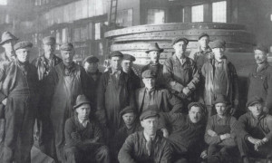 Rand employees, 1922. (Photo - Ingersoll-Rand Collection, Société d'histoire de Sherbrooke)