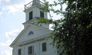 Since 1959, the Compton County Museum in Eaton Corner has been housed in the former Congregational Church, built in 1841. (Photo - Matthew Farfan)