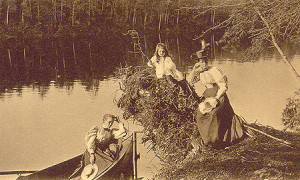 Pique-nique au bord de la rivière Magog (v. 1905) / Picnic on the banks of the Magog River (c.1905)