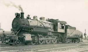 CPR Steam Engine, Farnham, 1934 / Locomotive à vapeur Canadien Pacifique, Farnham, 1934
