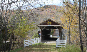 Covered bridge over Fitch Bay