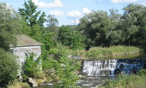 Moulin et chutes / Mill and falls, Moes River