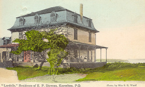 Lordelle, Maison de E. P. Stevens / Lordelle, Residence of E. P. Stevens, Knowlton 