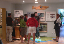 Summer animation at the museum. (Photo - Cascapedia River Museum)