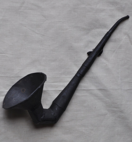Ear Trumpet (hearing aid device) c.1780. 
Owned by Joseph Burley of St. Armand West. (Missisquoi Historical Society Collections)