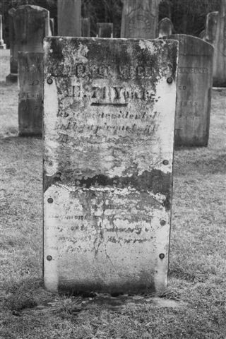 During the 1866 Fenian Raid, Margaret Vincent, an elderly woman, was accidentally shot by the Royal Welsh Fusiliers who had arrived to defend the border. Margaret's stone at one time told the story of this shocking event, and although the Pigeon Hill Cemetery is well maintained, no attention was paid to the Vincent gravestone over the years. Her stone is now almost illegible. (Photo - Missisquoi Historical Society Collections)