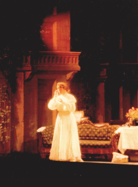 A production of Emily Dickinson's Belle of Amherst, 2000. (Photo - Haskell Archives)